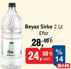 EFOR BEYAZ SİRKE 2 LT EFOR BEYAZ SİRKE 2 LT